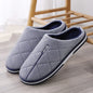 Pantoufles en coton pour hommes Grande taille Plateforme chaude pour la maison