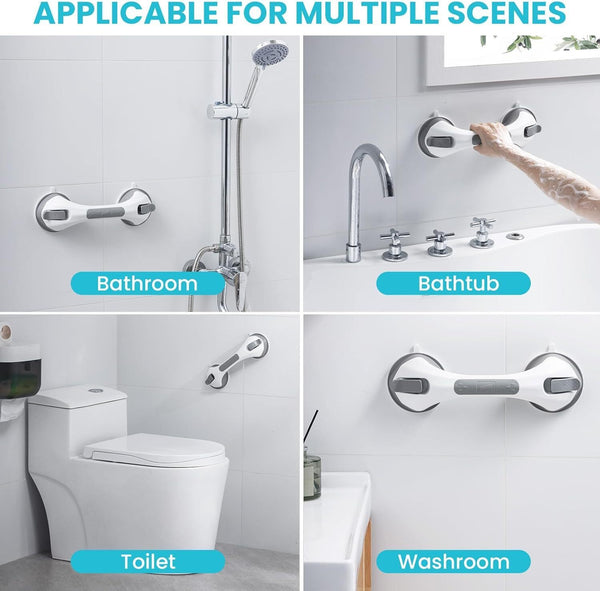 2-Pack Bathroom Suction Grab Bars
