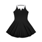 Women's Collared Halter A-Line Tennis Dress 210GSM