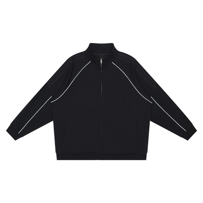 Waran Reflection Striped Raglan Sleeve Jacket 365GSM