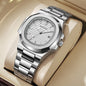 RUOLINDO Stainless Steel Luminous Men's Watch