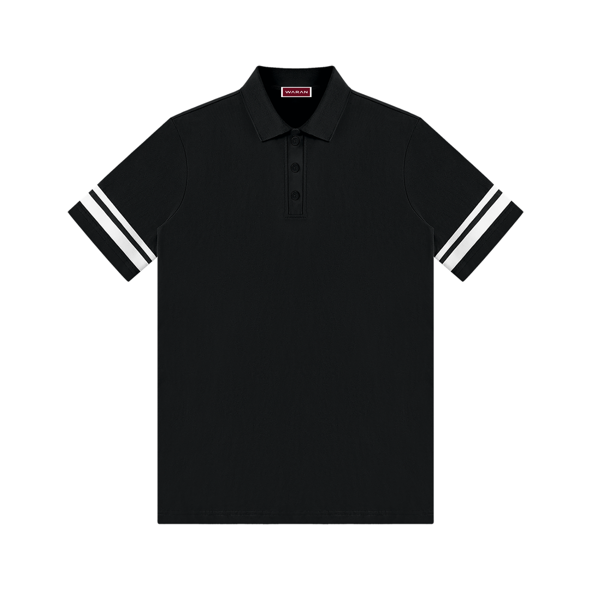 Women's Striped Color Block Polo Dress 210GSM