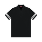 Women's Striped Color Block Polo Dress 210GSM