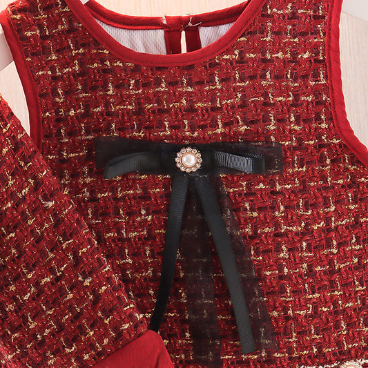 Girls' Classic Style Fashionable Princess Two-piece Set