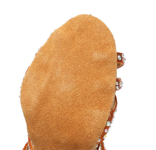Chaussures de danse latine Diamond pour femmes, chaussures de danse à semelle souple