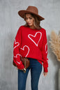Hearts Valentine's Day Pullover