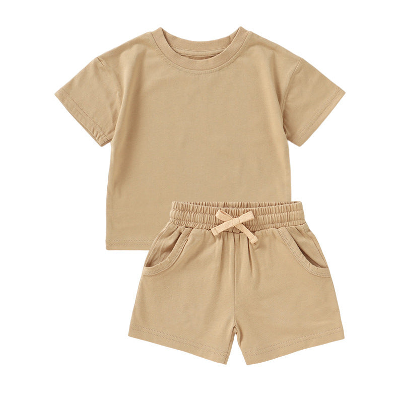 Baby Organic Cotton Shorts Suit