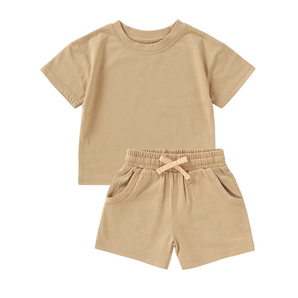 Baby Organic Cotton Shorts Suit - Stuffs & Savers