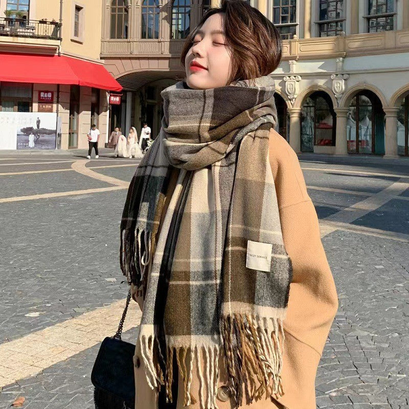 Warm Thickened Couple Scarf