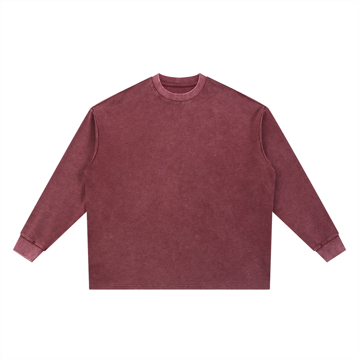 Waran Mineral Wash Waffle Oversized T-Shirt