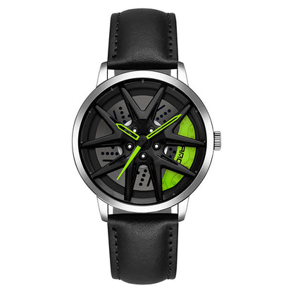 Cool Wheel Hollow Out Quartz Watch