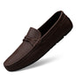 Genuine Leather Slip-on Lofter Peas