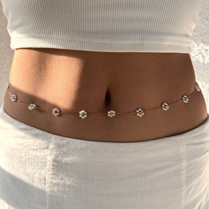 Pearl Small Flower Necklace