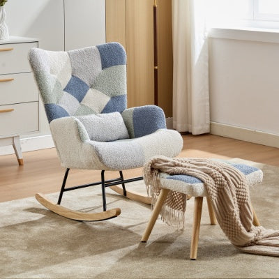 Relaxing Recliner Chair With Solid Wood Legs