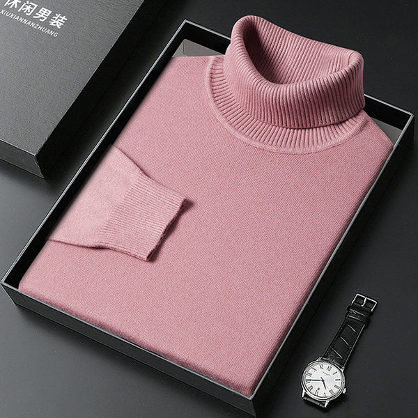 Mens Turtleneck Bottoming Sweater - Stuffs & Savers