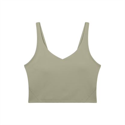 Women's V-Neck Yoga Sports Bra