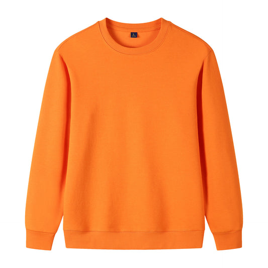 Pure Cotton Long Sleeve Round Neck Sweatshirt