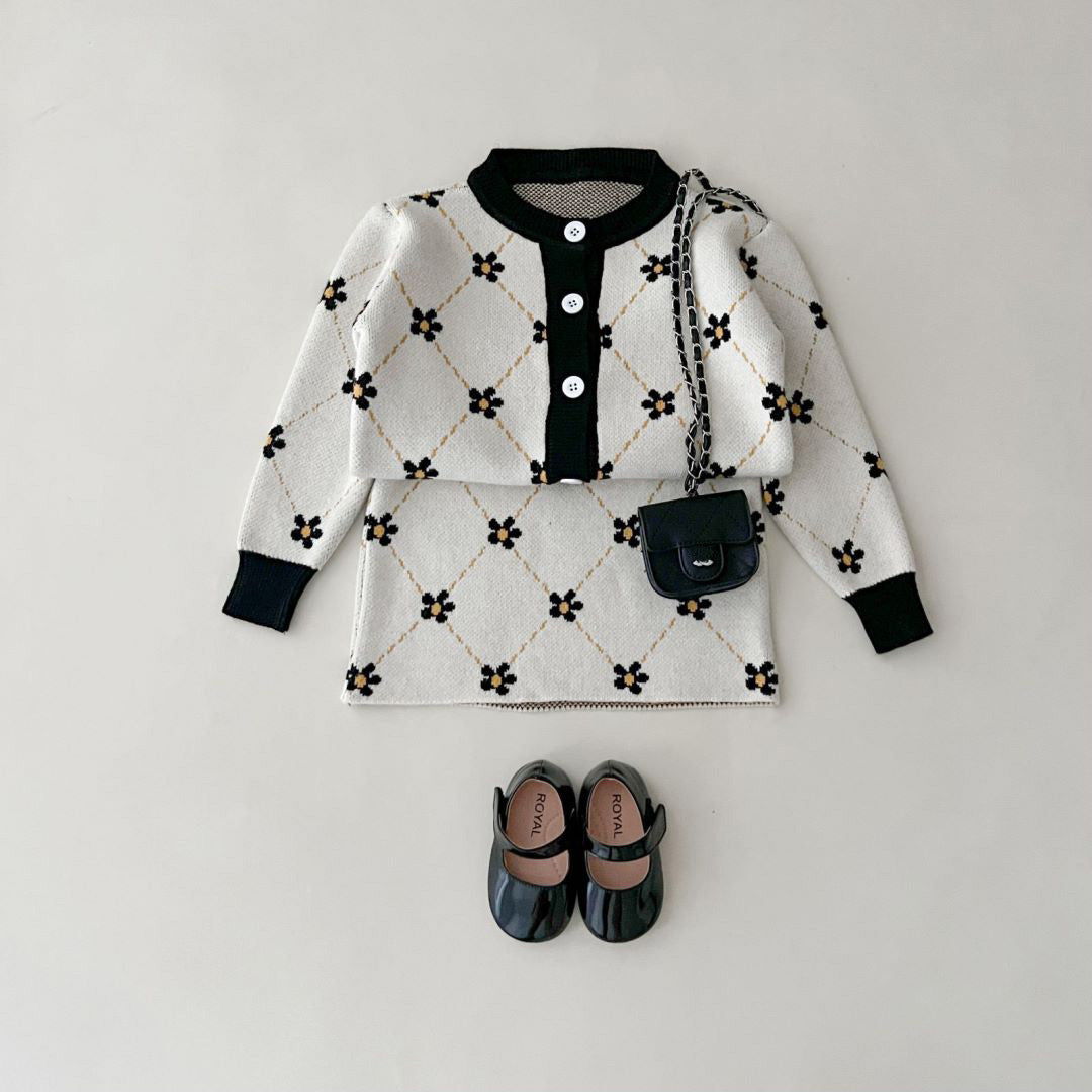Sport Cardigan Coat Skirt