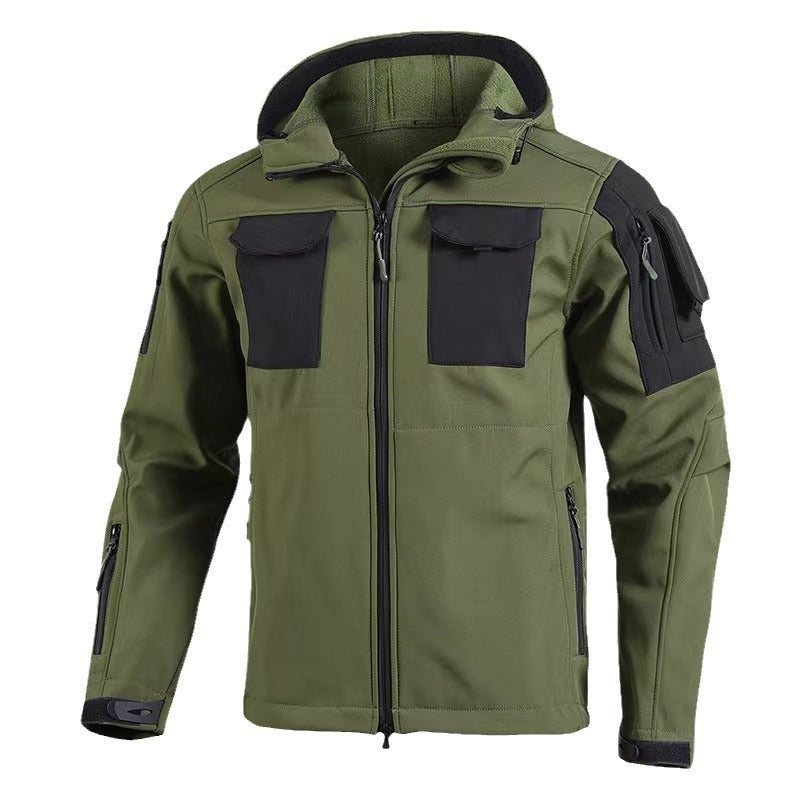 Fleece-lined Wind Waterproof Jacket