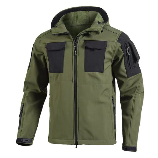 Fleece-lined Wind Waterproof Jacket