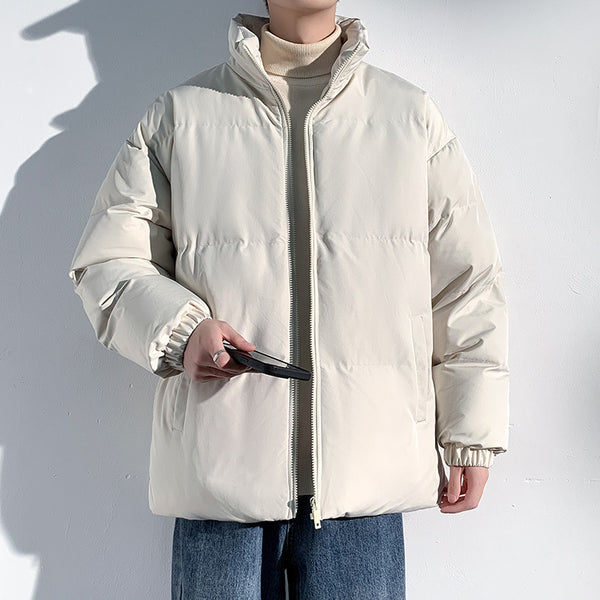 Unisex Plaid Long Jacket With Pockets Woolen Coat - Stuffs & Savers