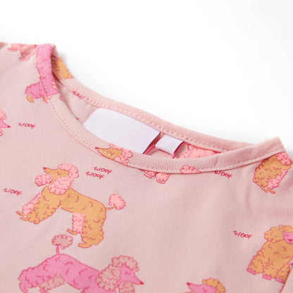 Children's Short-Sleeve Pyjamas — Light Pink