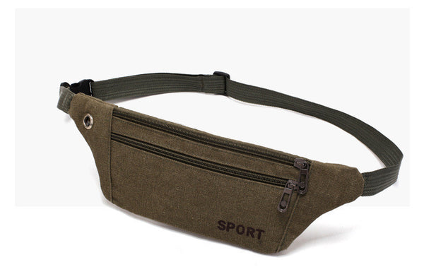 Men's Thick Canvas Messenger Bag - Stuffs & Savers