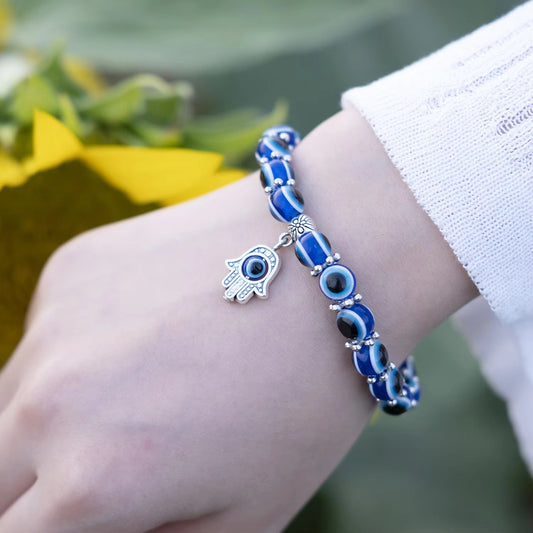 Blue Devil's Eye Bracelet