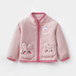 Children's Baby Fleece Cute Rabbit Coat