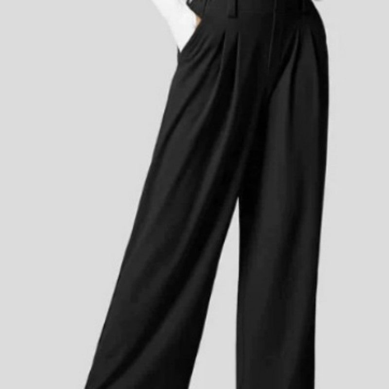 Women's Solid Casual Suit Pants