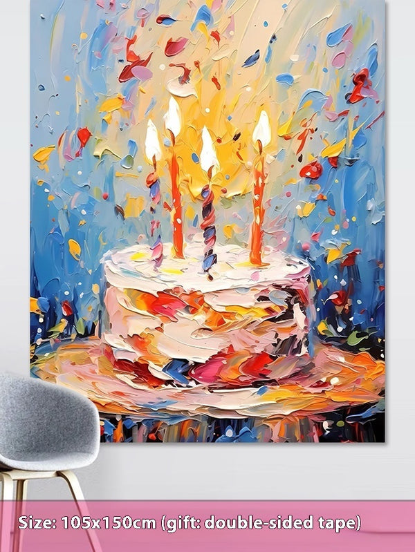 Birthday Party Layout Background Wall