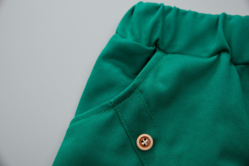 Kids Shorts Two-piece Suit