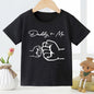 Kids Monogram Print Short Sleeve