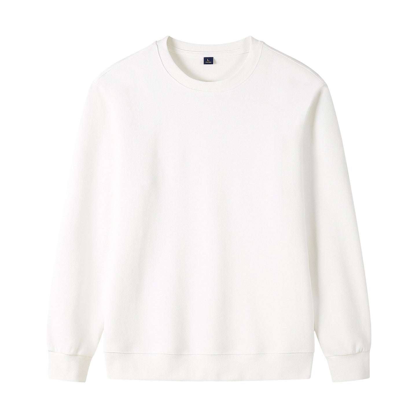 Pure Cotton Long Sleeve Round Neck Sweatshirt