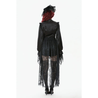 Dark in Love Sabina High-Low Sheer Lace Skirt