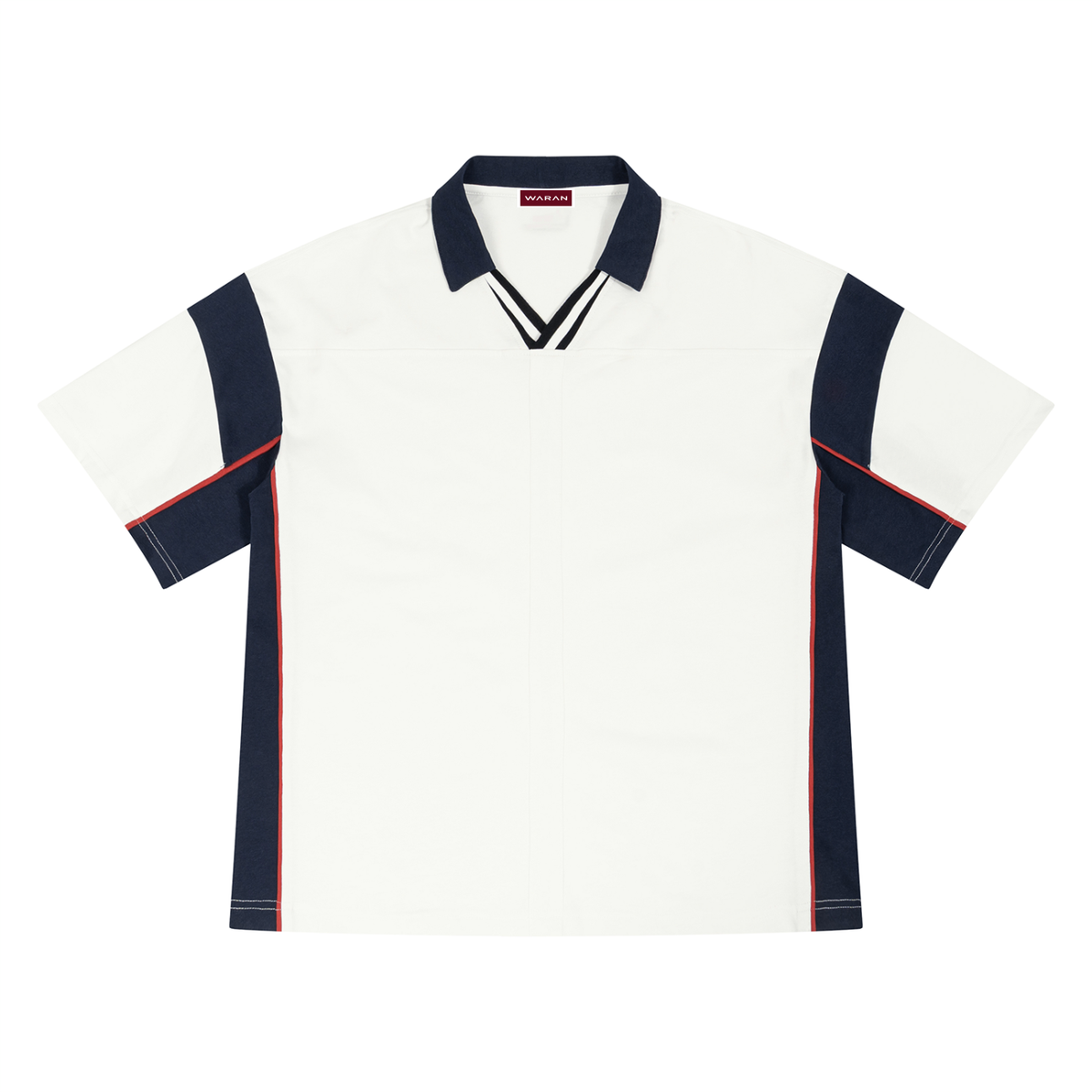 Unisex Boxy Color Block Polo Shirt 230GSM