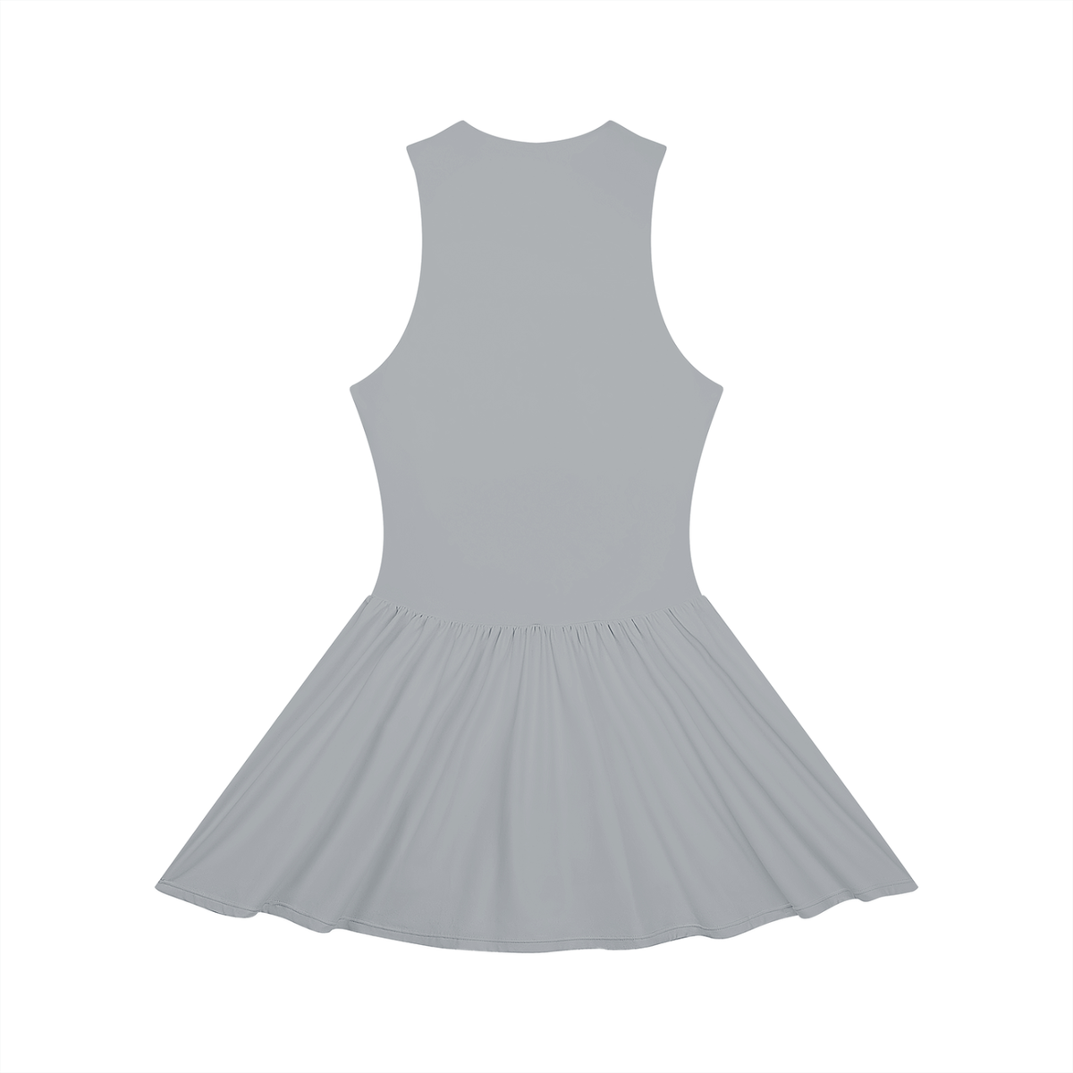 Women's Ruched Sleeveless Full-Zip Dress 220GSM