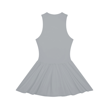 Women's Ruched Sleeveless Full-Zip Dress 220GSM
