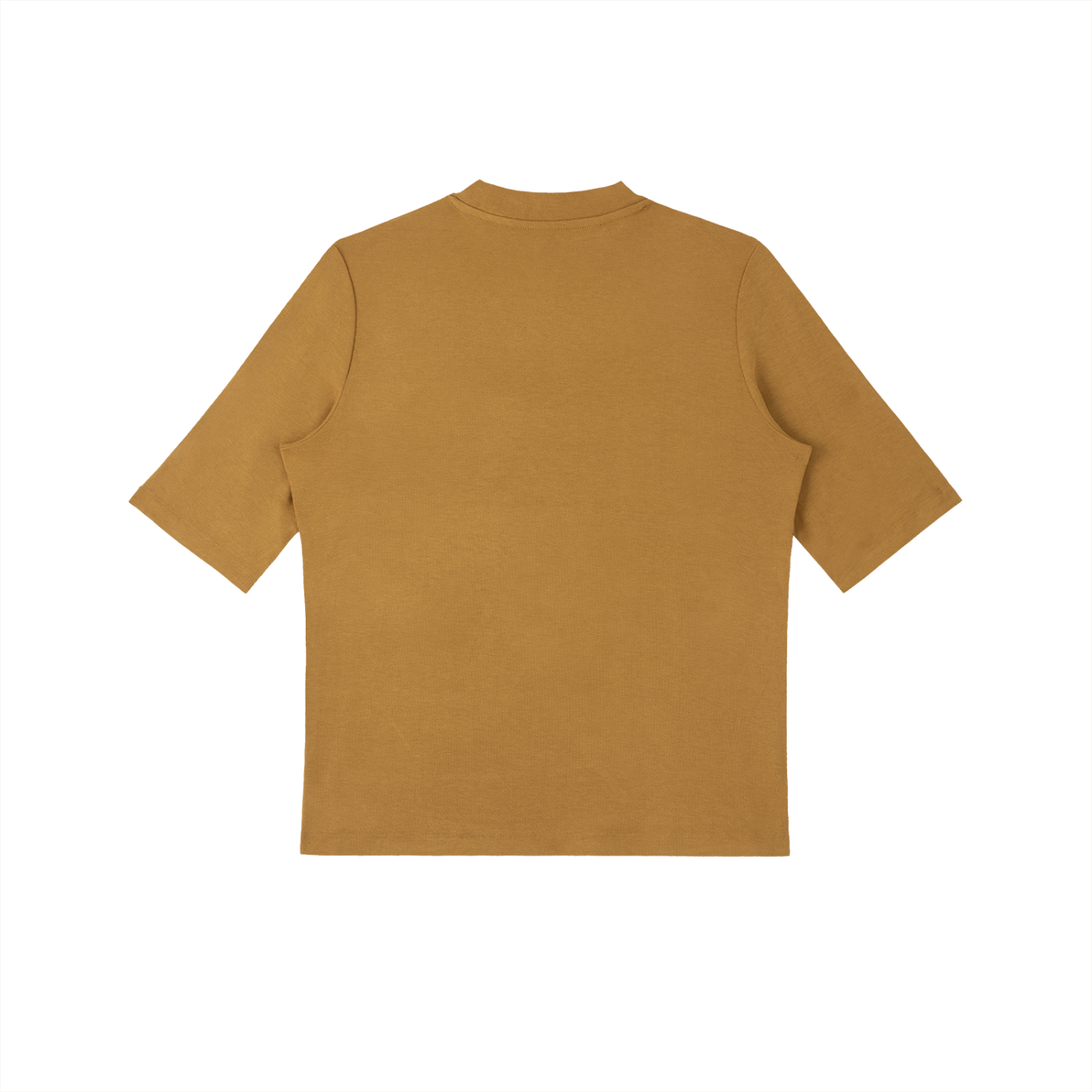 Womens Mock Neck Short Sleeve T-Shirt