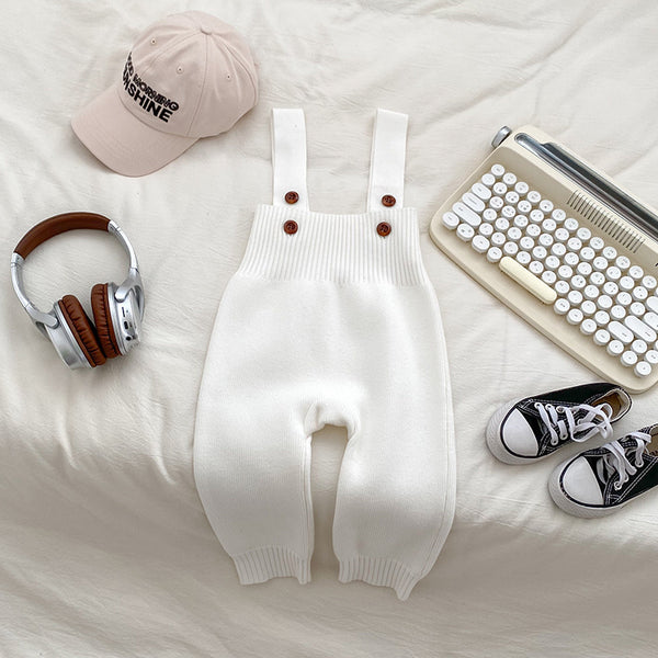 Baby Knit Bib Jumpsuit