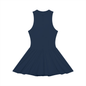 Women's Ruched Sleeveless Full-Zip Dress 220GSM