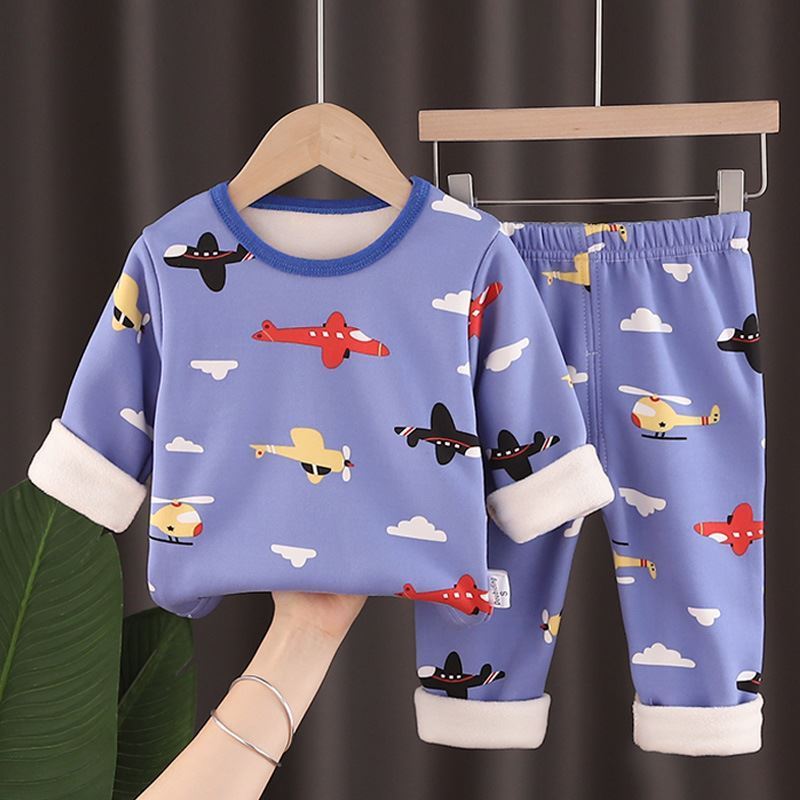 Boy Long-sleeved Thick Thermal