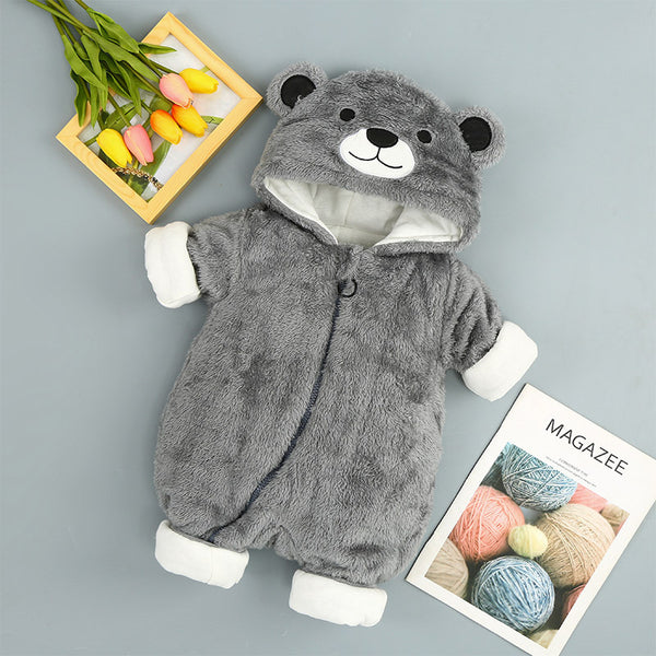 Bébé Ours Décontracté Coton fermetures éclair Taille Unique