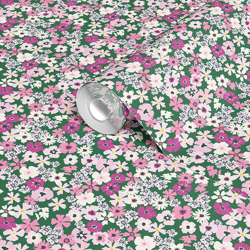 PRIMROSE PATH PINK WALLPAPER