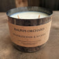 2-Wick Dimpled Black Candles