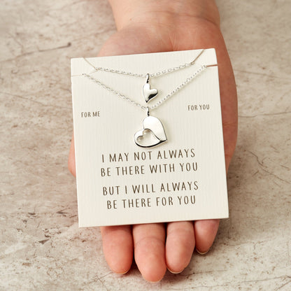 For Me For You Piece of My Heart Necklace Set