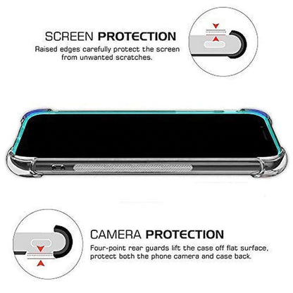 Soft TPU Clear Case With Card Slot - For Samsung S21