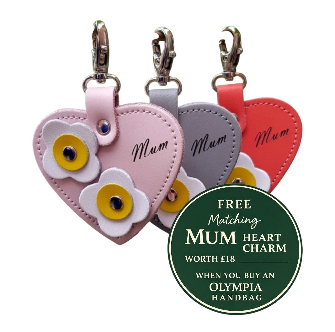 Olympia Handmade Leather Bag - Red