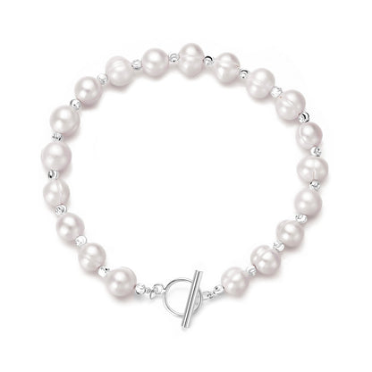 Freshwater Baroque Pearl T-Bar Bracelet