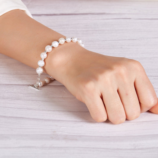 Freshwater Baroque Pearl T-Bar Bracelet